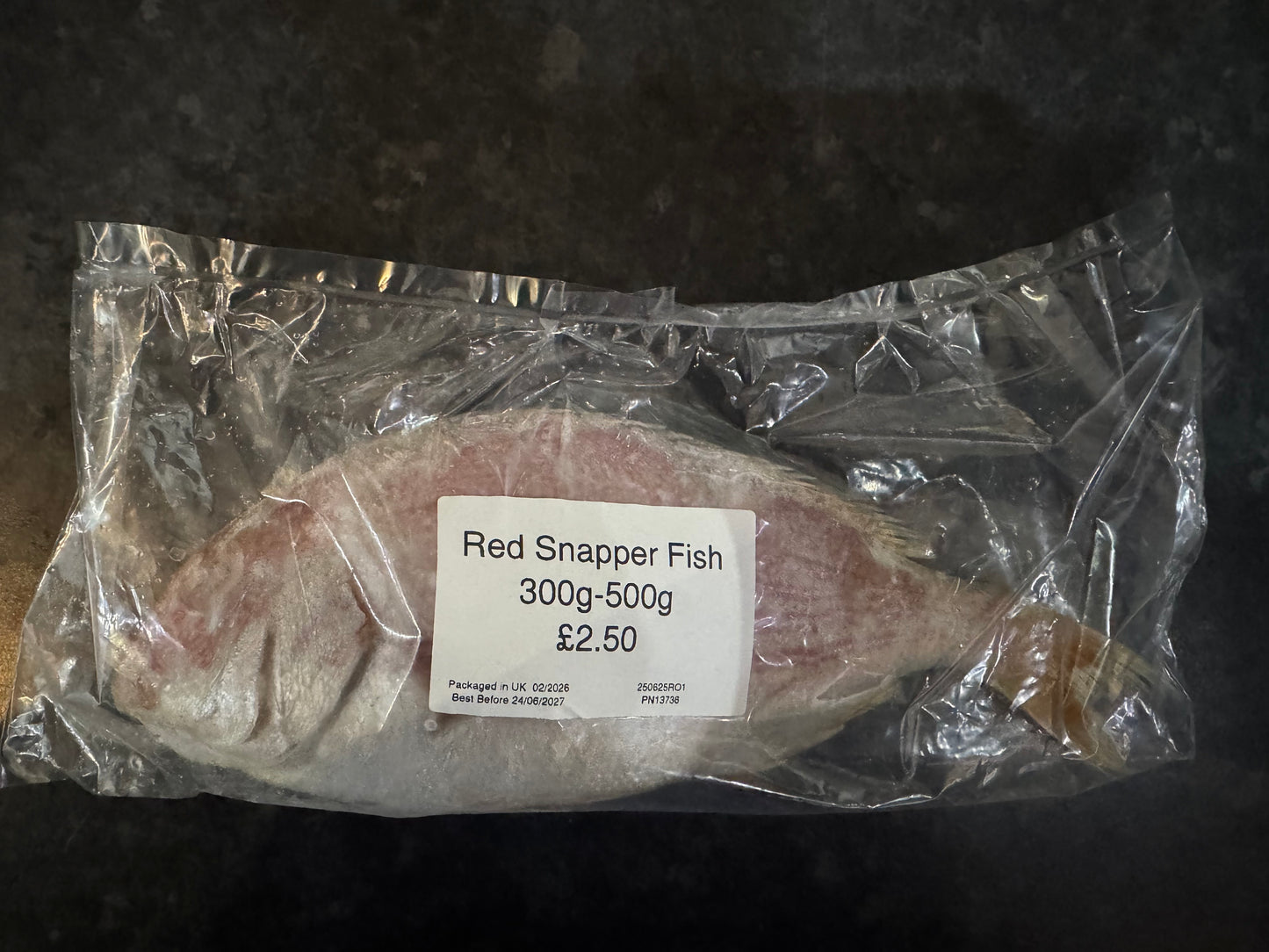 Single Red Snapper Fish 300g-500g