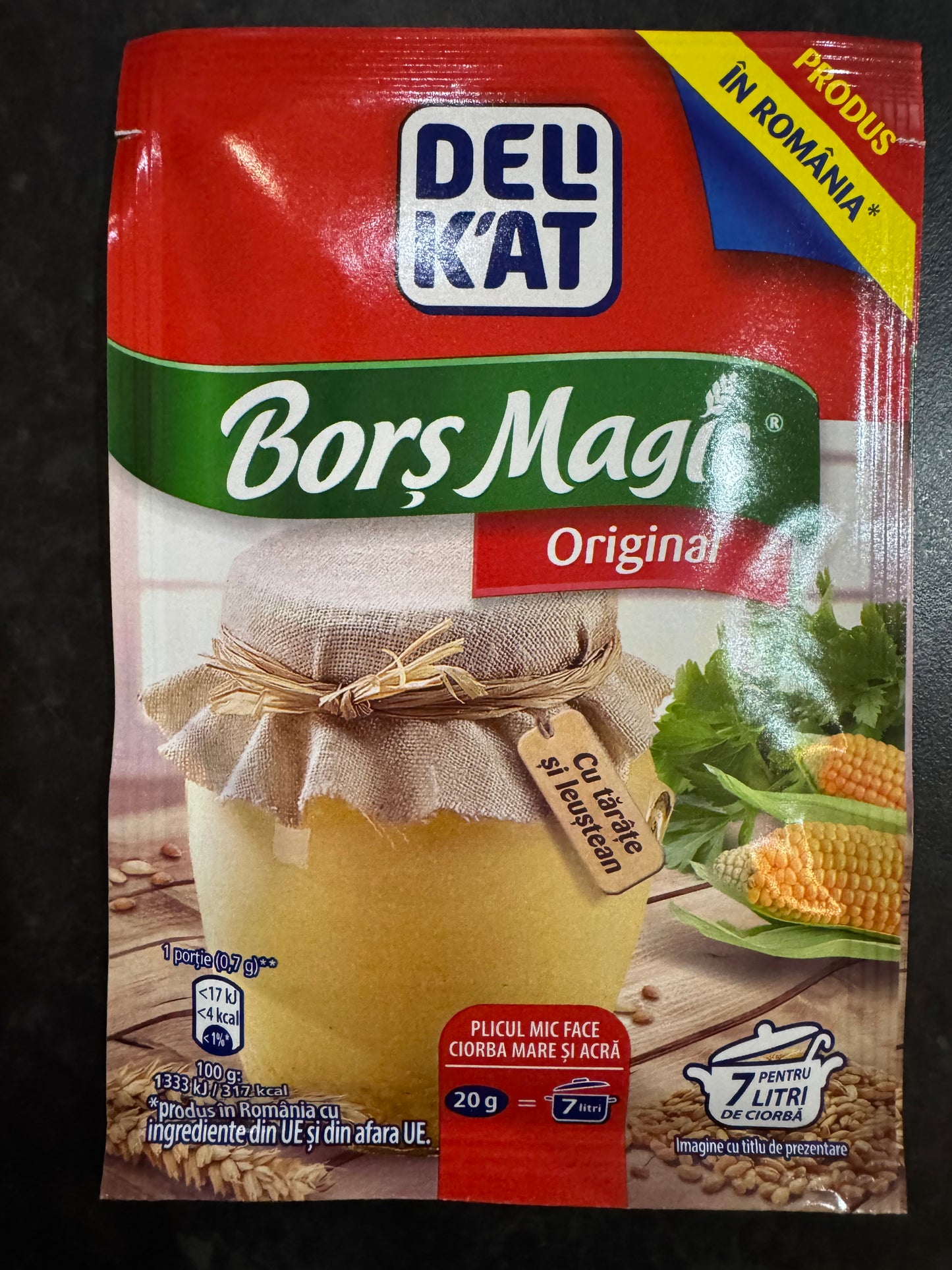 Romanian Delikat Bors Magic Original Ciorba Soup Seasoning 20g