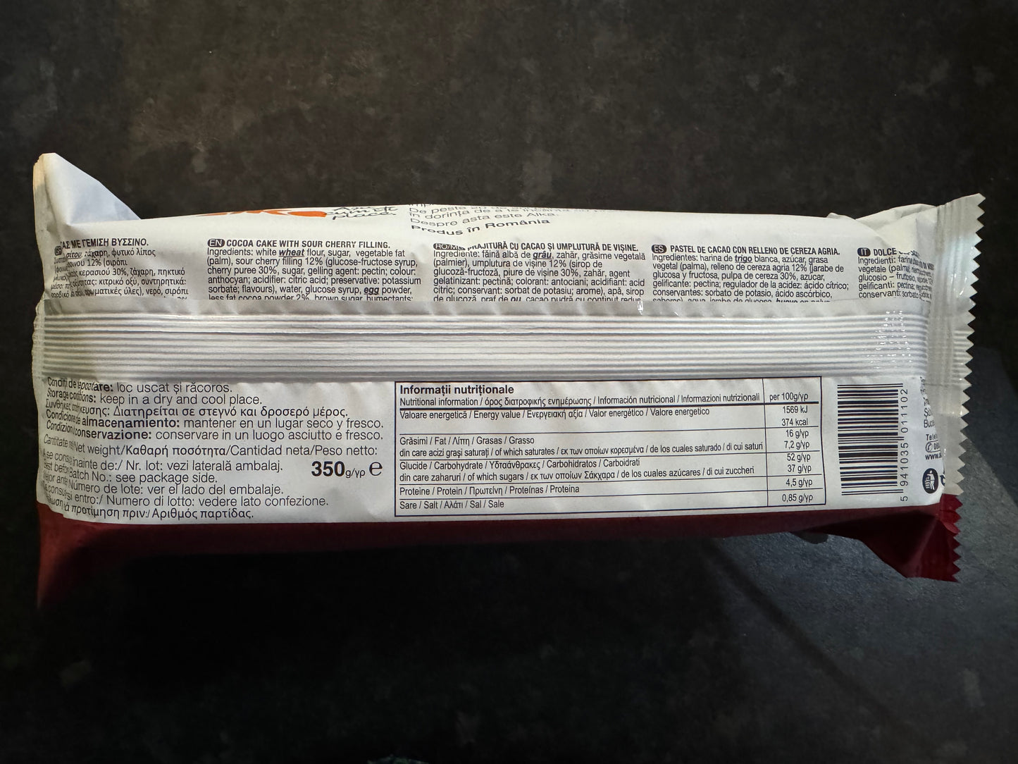 Alka Cocoa & Cherry Cake 350g