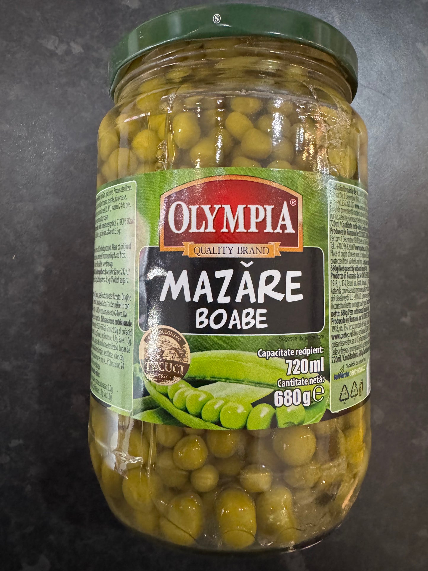 Olympia Green Peas 680g