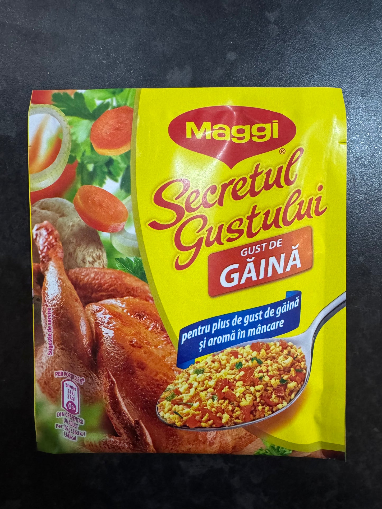 Romanian Maggi Secretul Gustului/Gaina Chicken Seasoning 75g