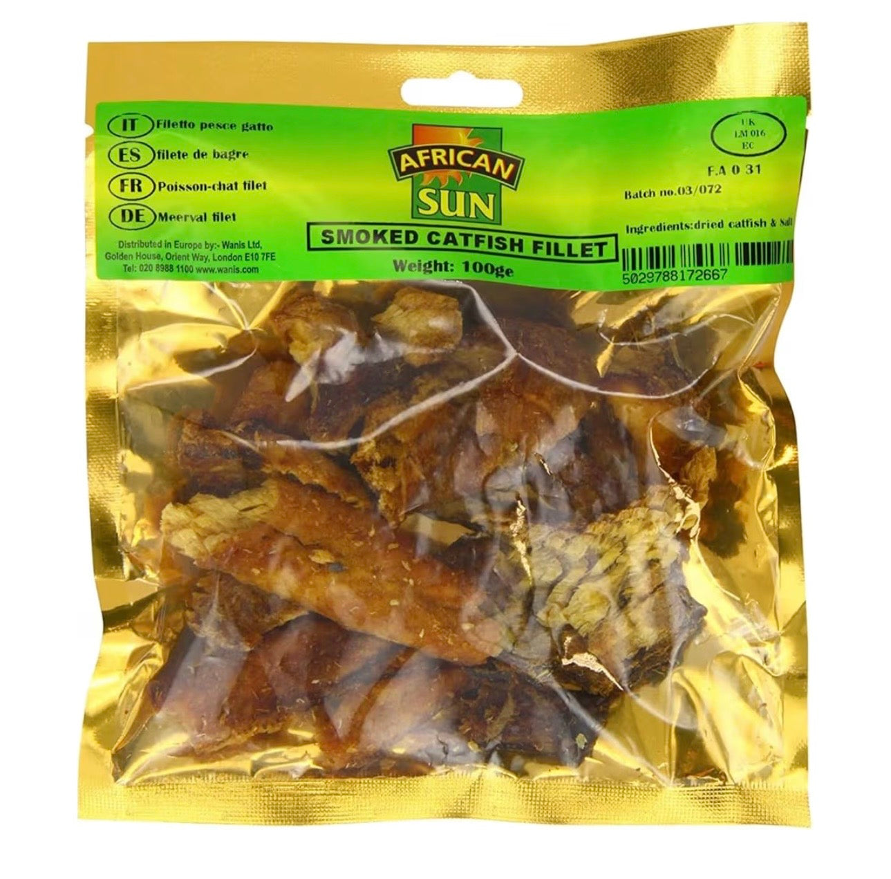 AS Dried Catfish Fillet 100g