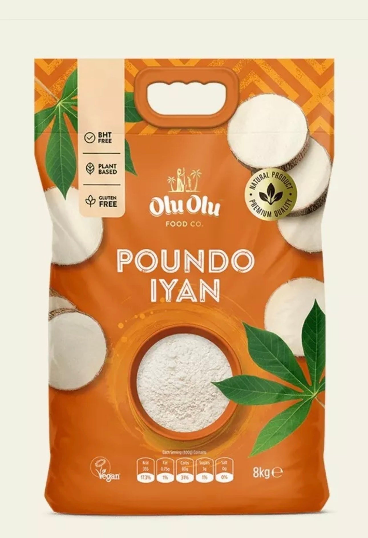 Olu Olu Pounded Yam 8kg