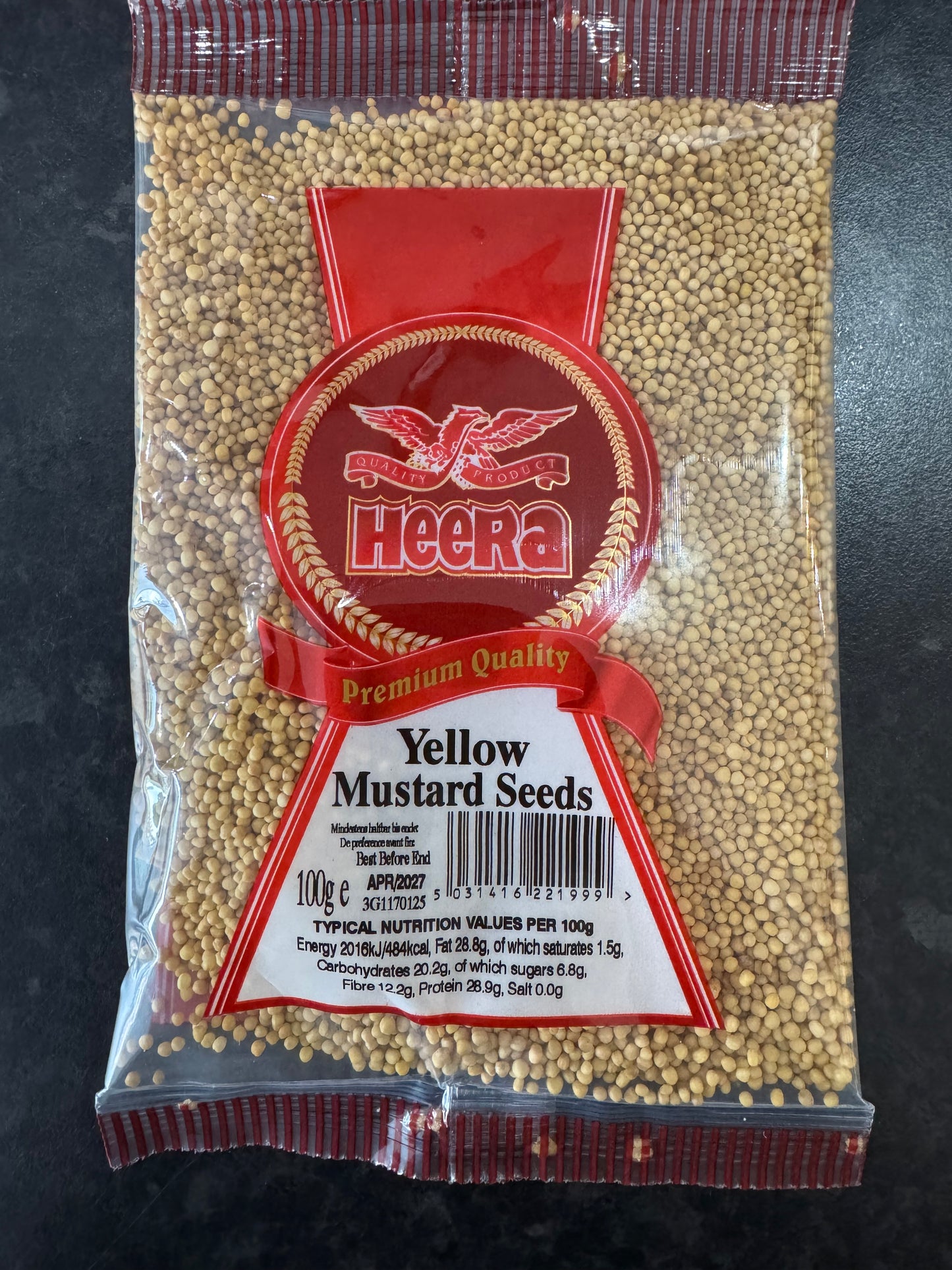 Heera Yellow Mustard Seeds 100g