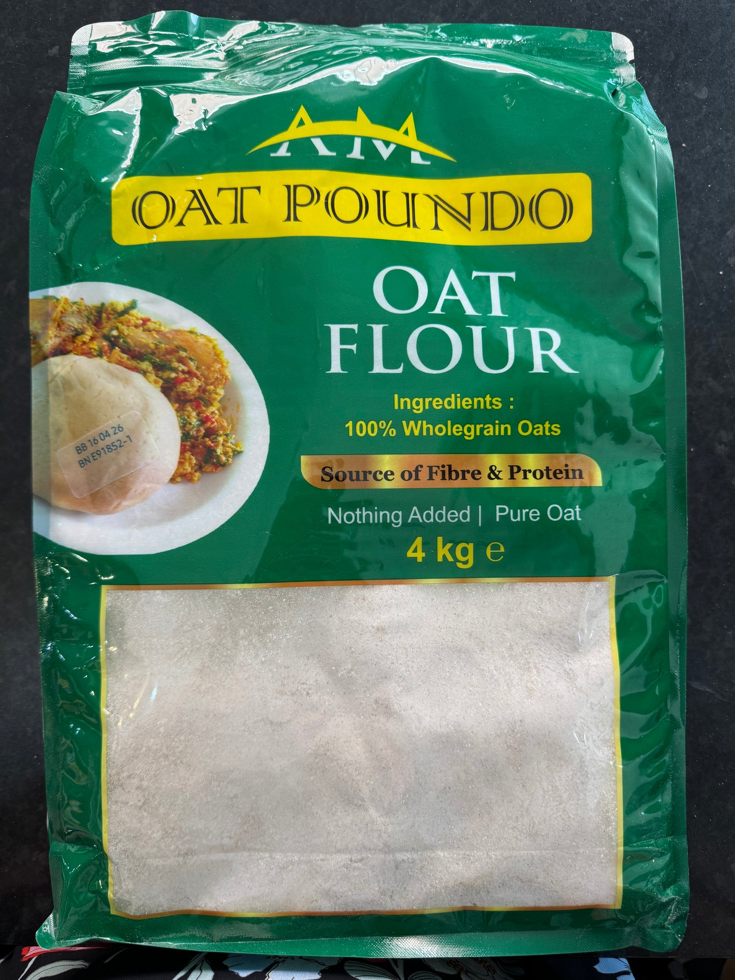AM Oat Poundo/Oat Fufu 4Kg
