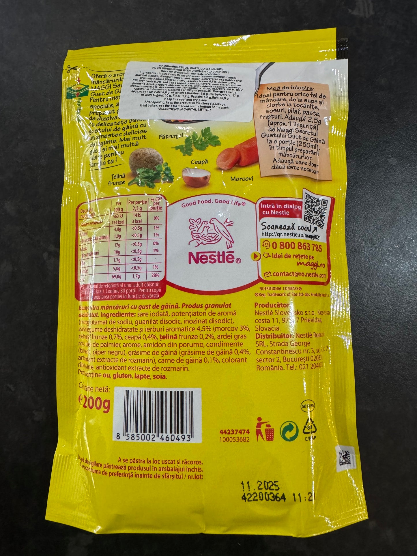 Romanian Maggi Secretul Gustului /Gaina Chicken Seasoning 200g