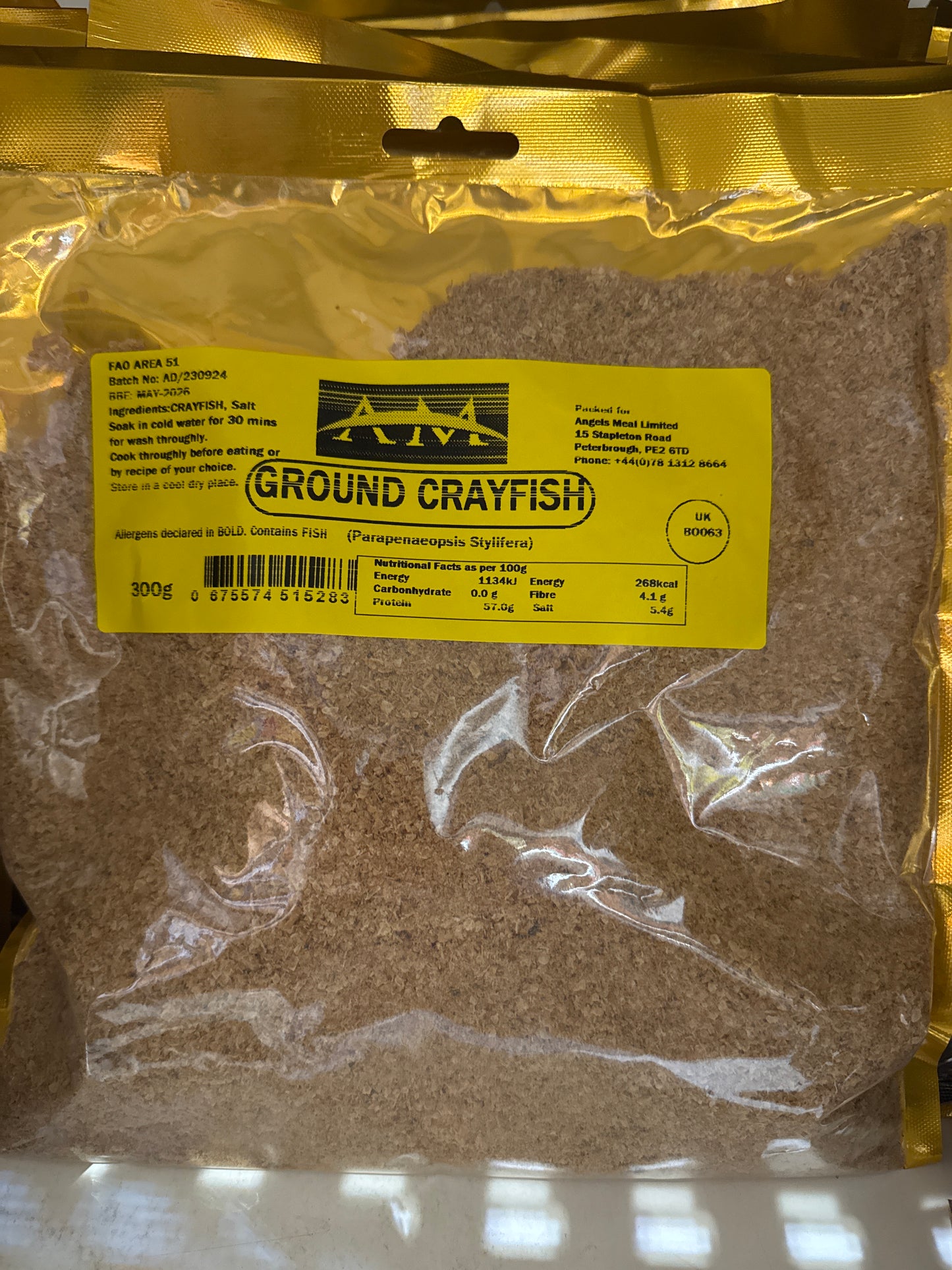 AM Ground Crayfish 300g