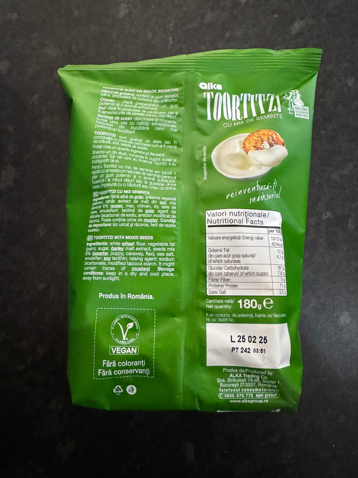 Alka Toortitzi with Mixed Seeds 180g