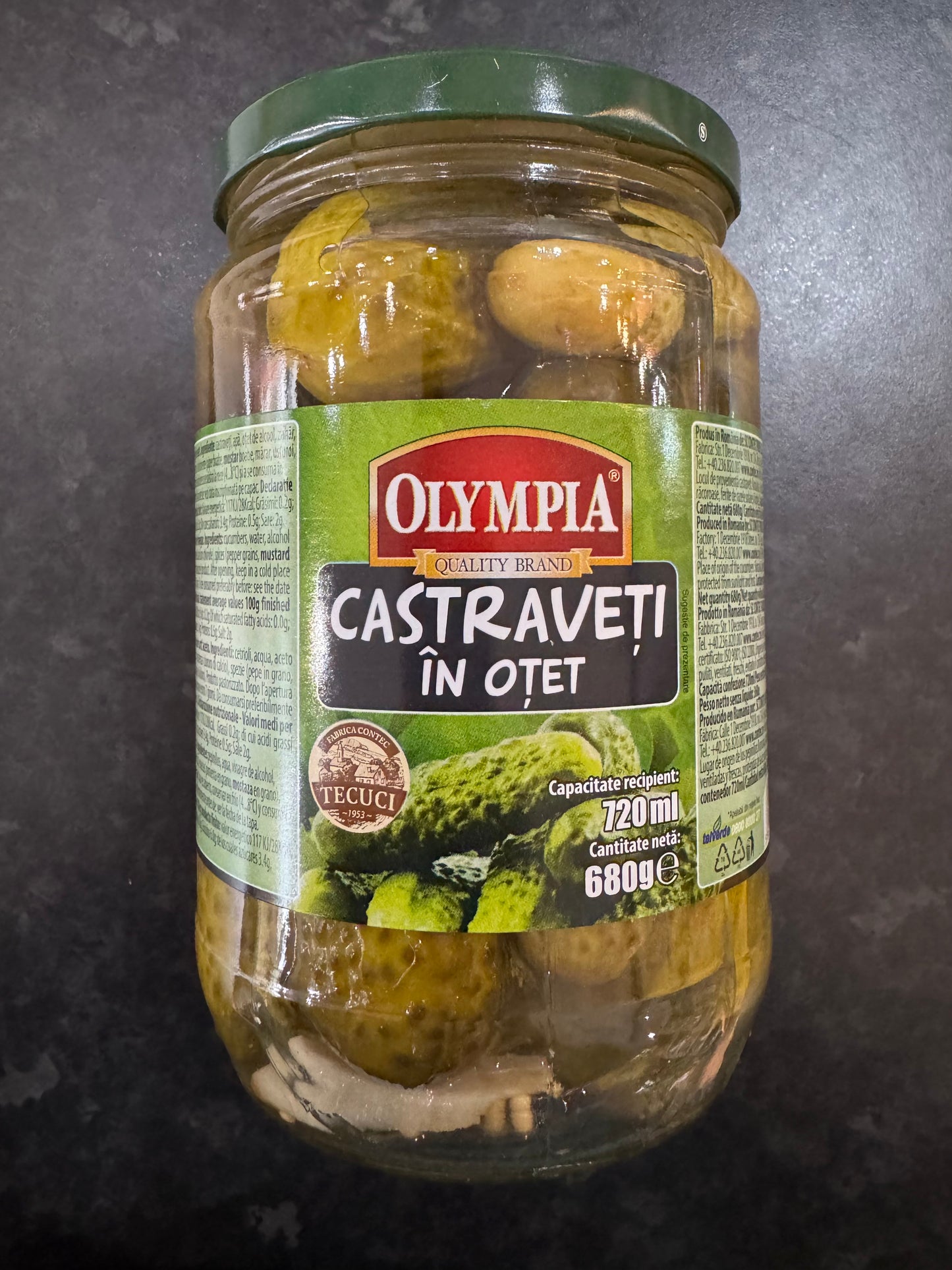 Olympia Cucumbers in Vinegar 720ml