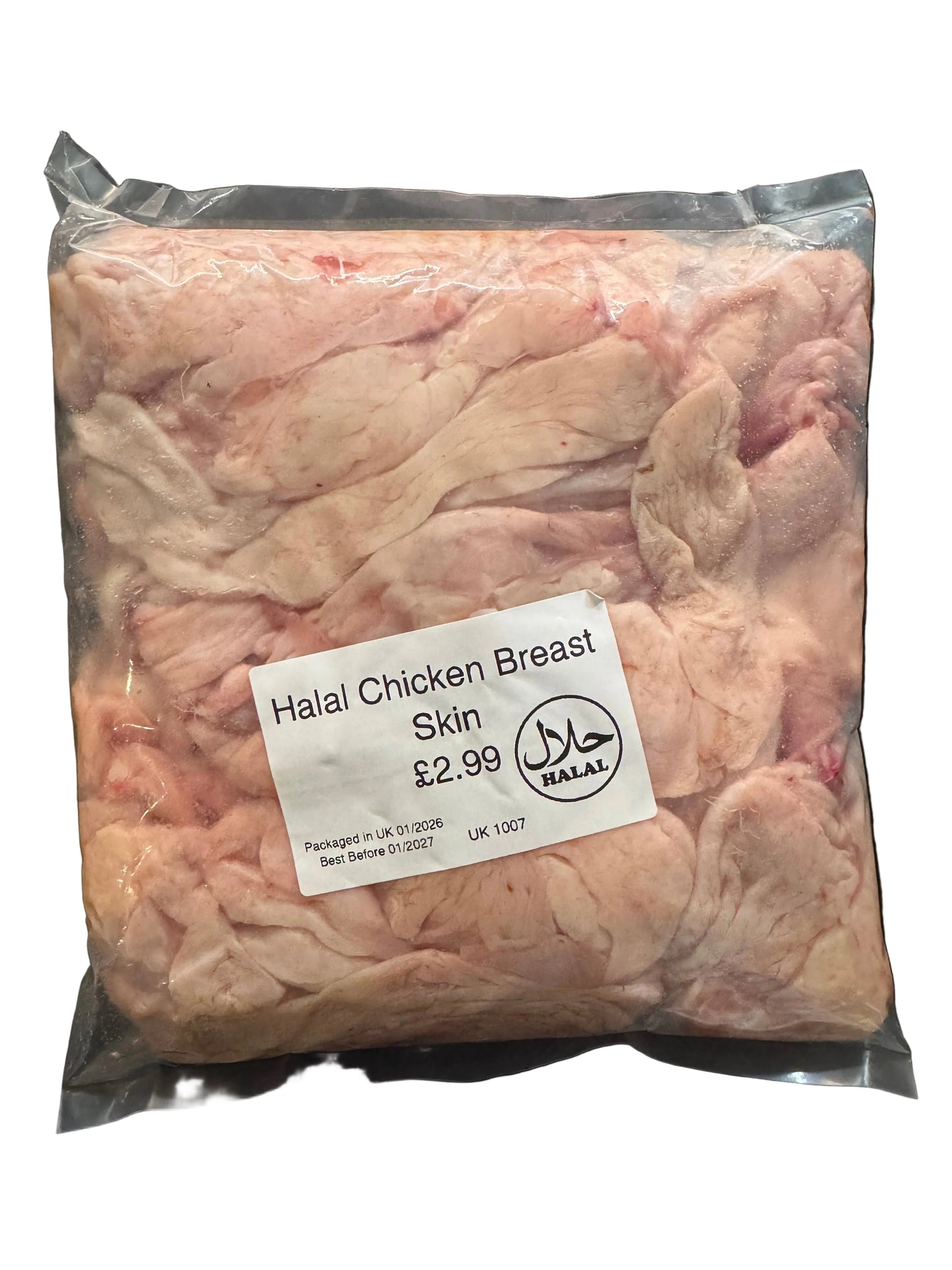 Halal Chicken Breast Skin 1Kg