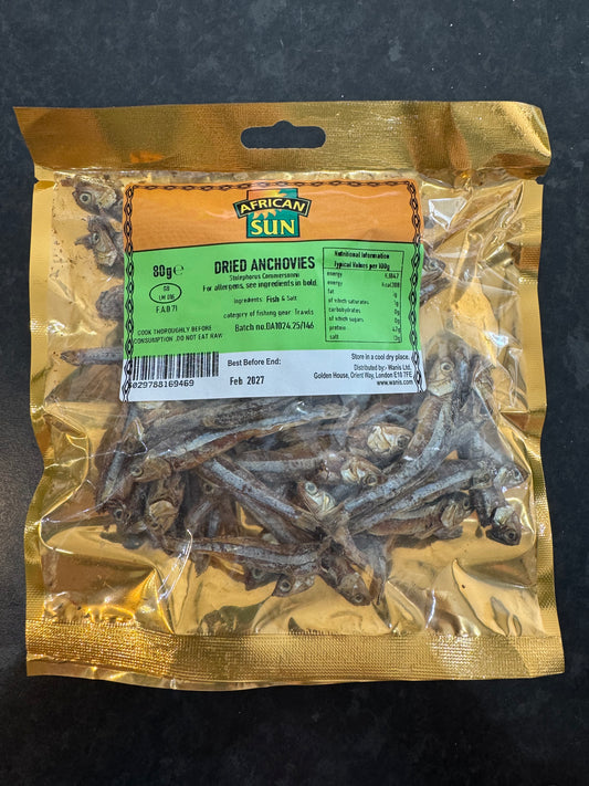 African Sun Anchovies 80g