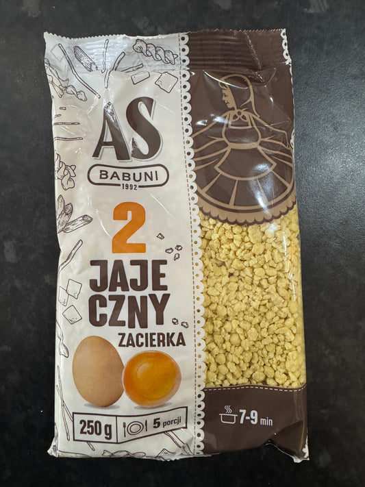 AS Babuni Small Dumpling Turmeric Egg Pasta 250g