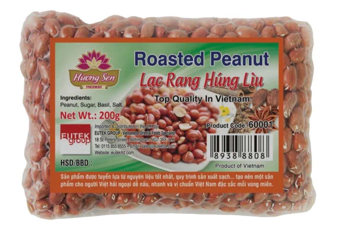 Huong Sen Five Spice Roasted Peanuts Lac Rang Hung Liu 200g