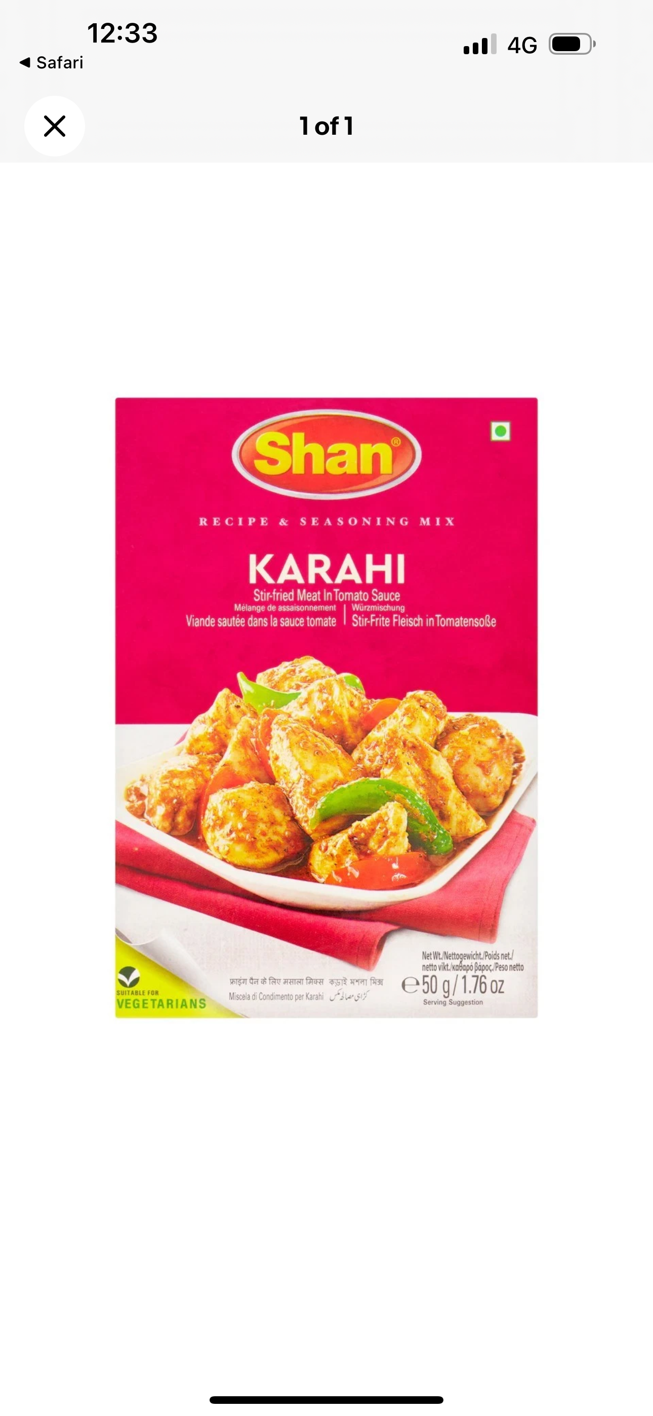 Shan Karahi / Fry Gosht Curry Mix 50g