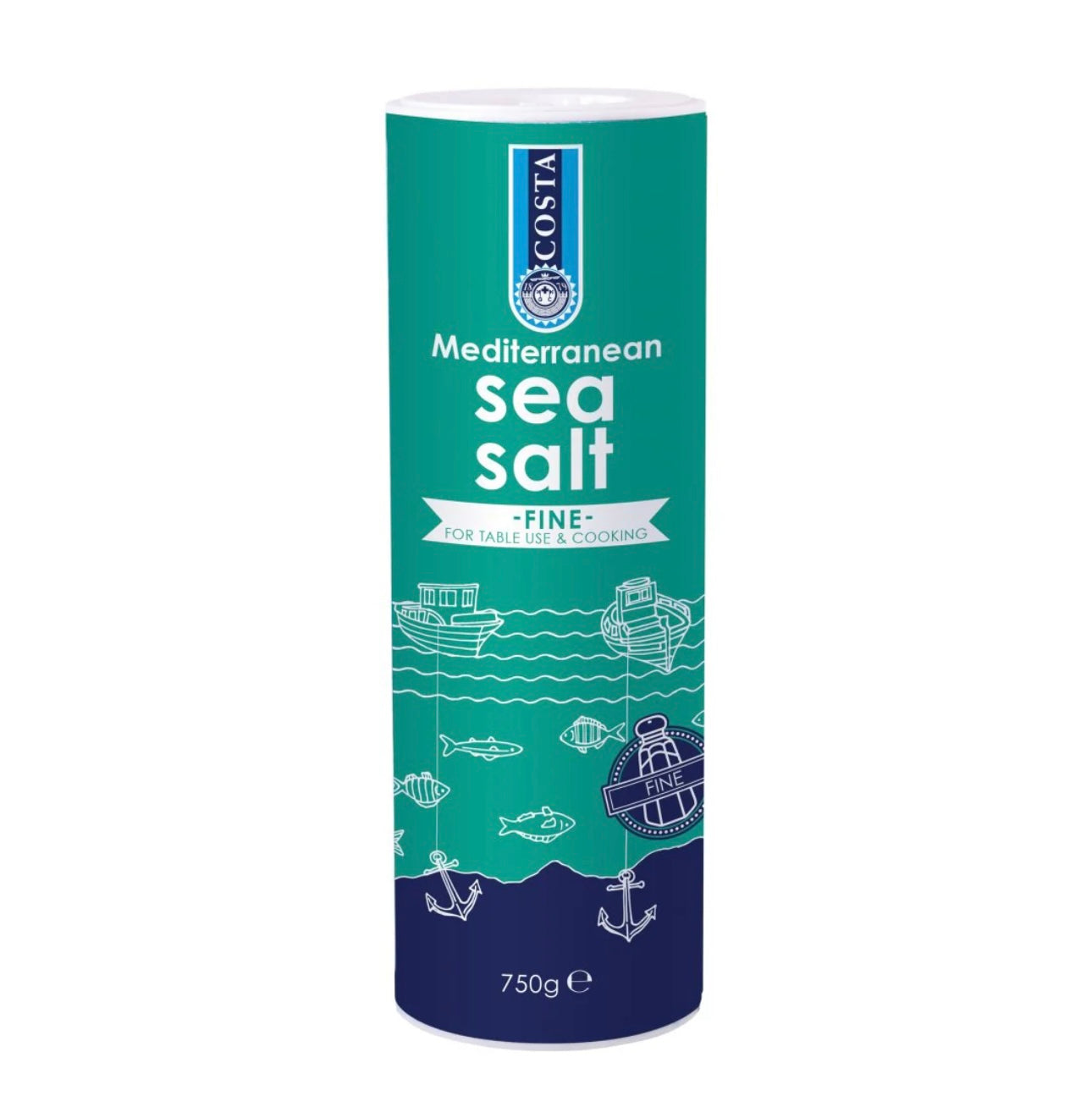 Costa Fine Mediterranean Sea Salt 750g