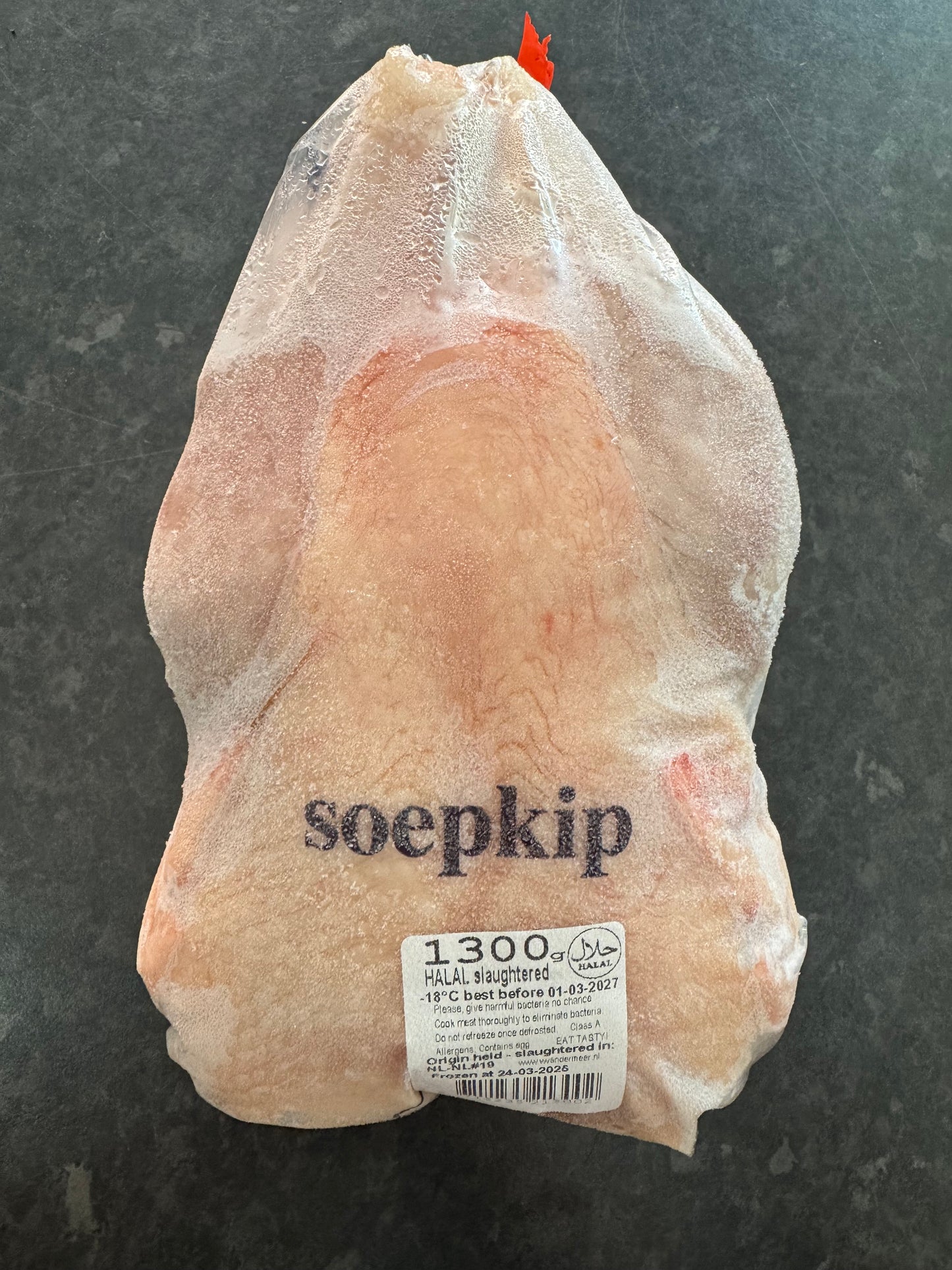 Soepkip Halal Whole Hard Chicken 1100g