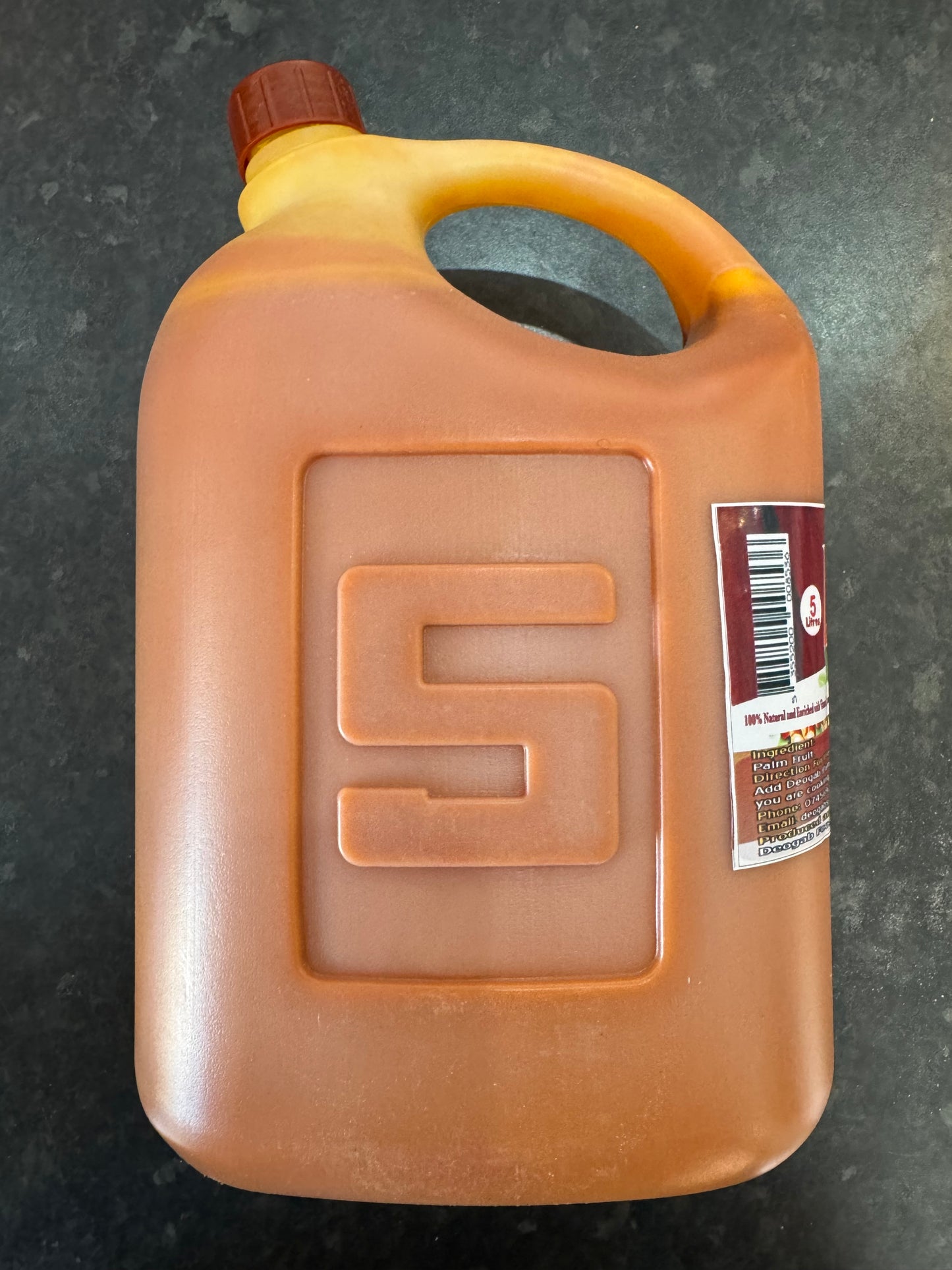 Deogab Natural 100% Palm Oil 5L