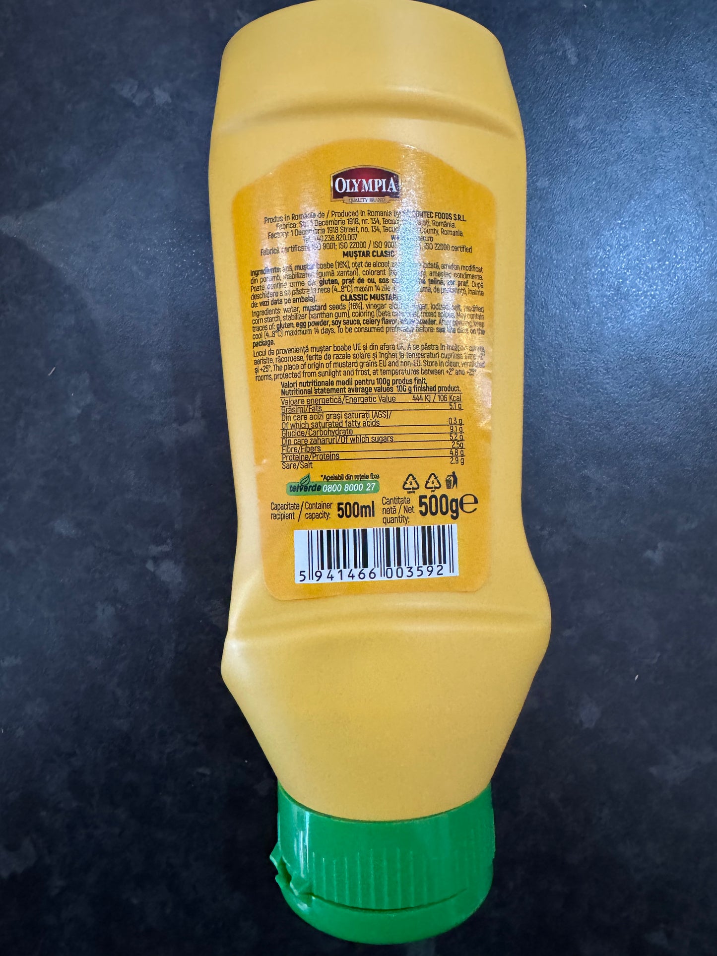 Olympia Classic Mustard 500ml