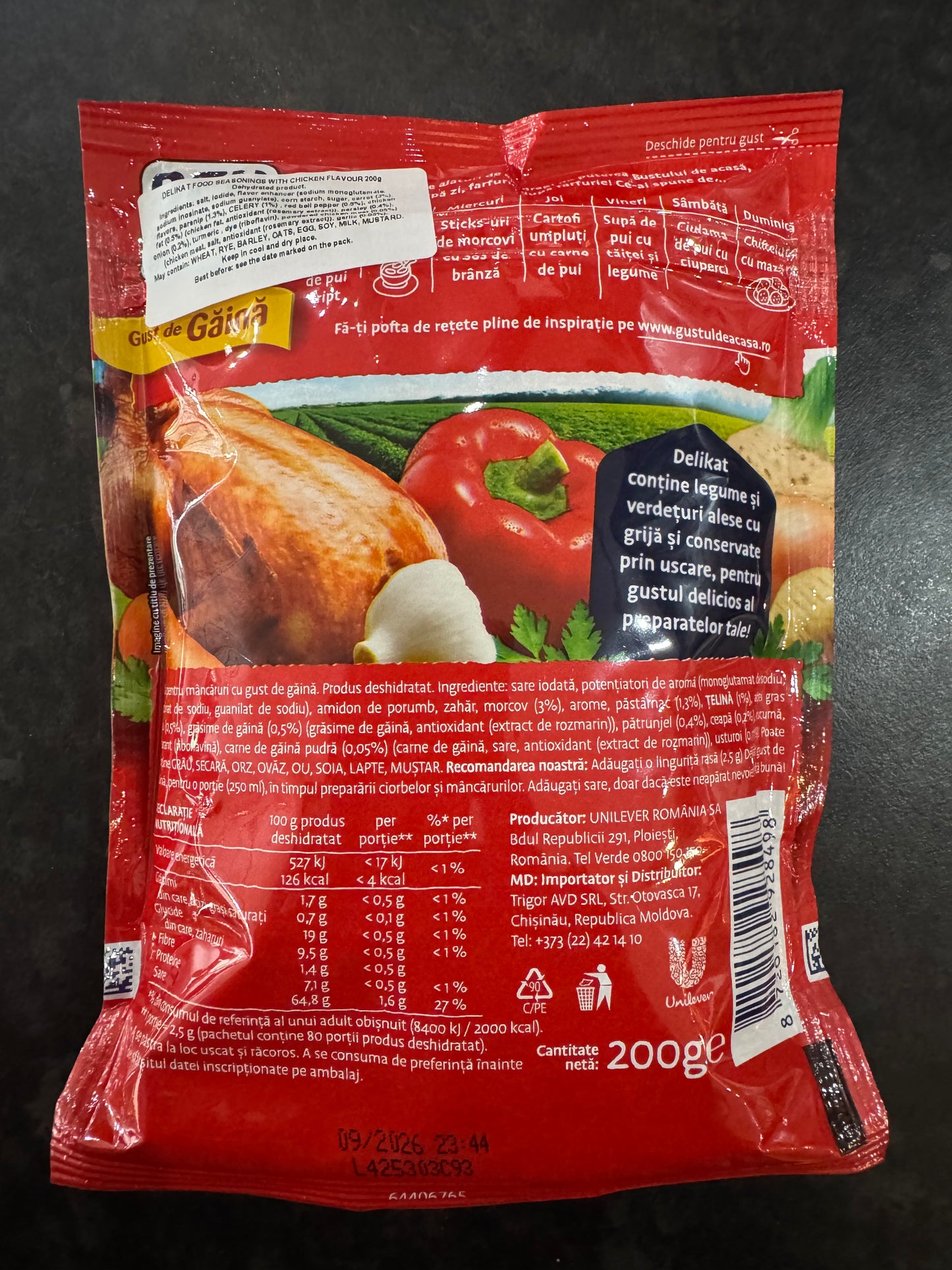 Romanian Delikat Gust de Gaina Chicken Seasoning 200g