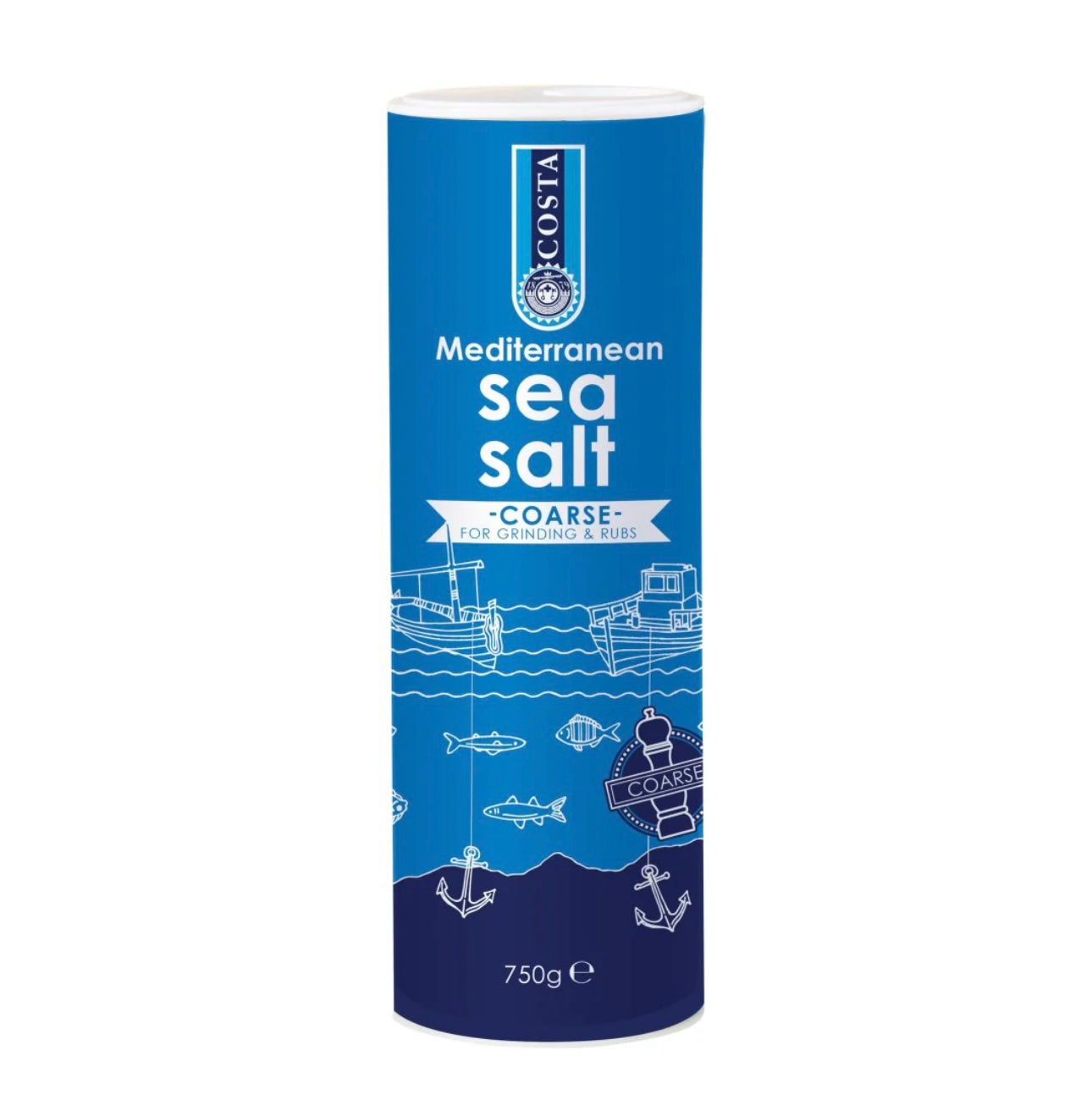 Costa Coarse Mediterranean Sea Salt 750g