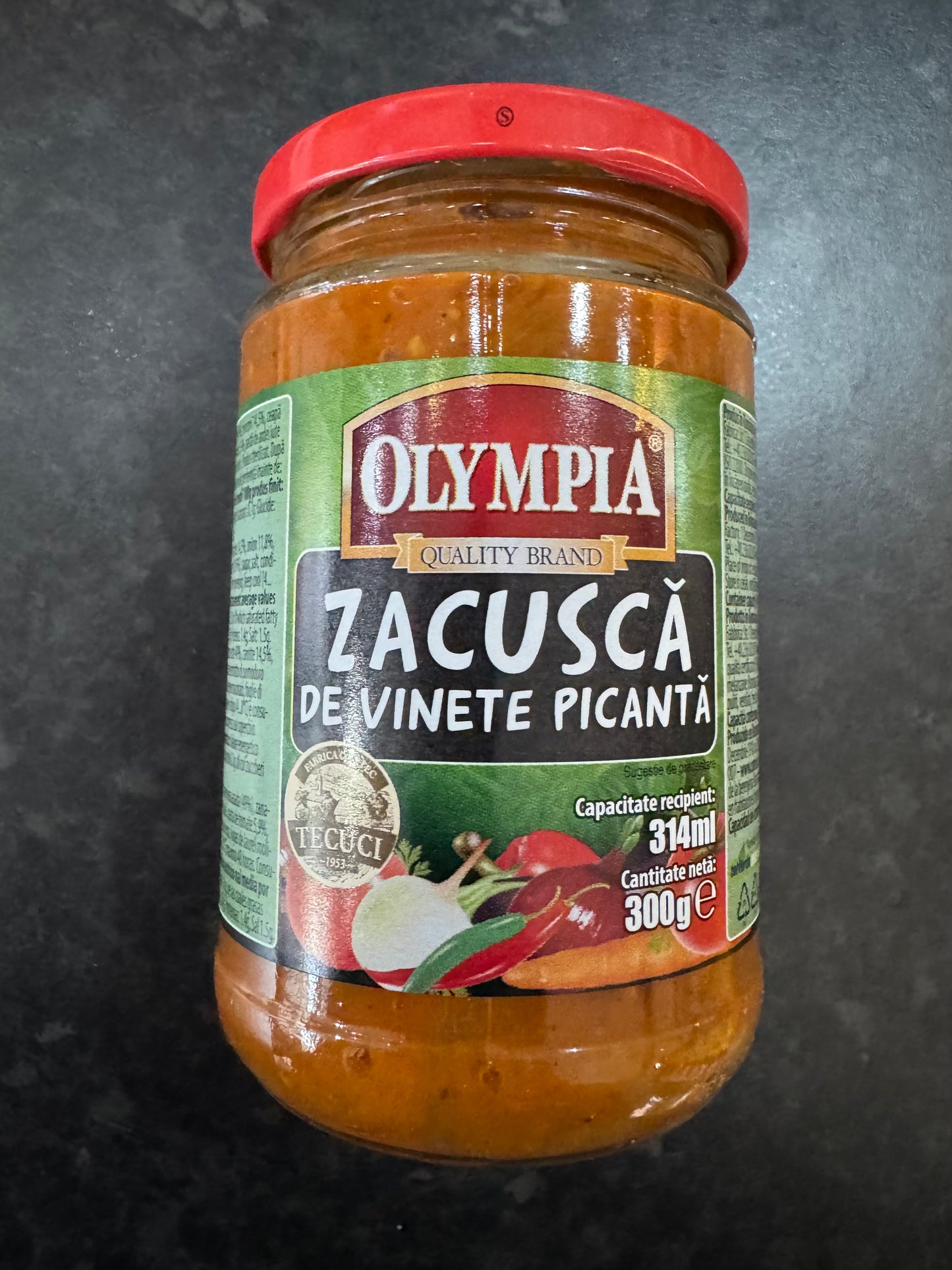 Olympia Spicy Aubergine Zacusca 300g