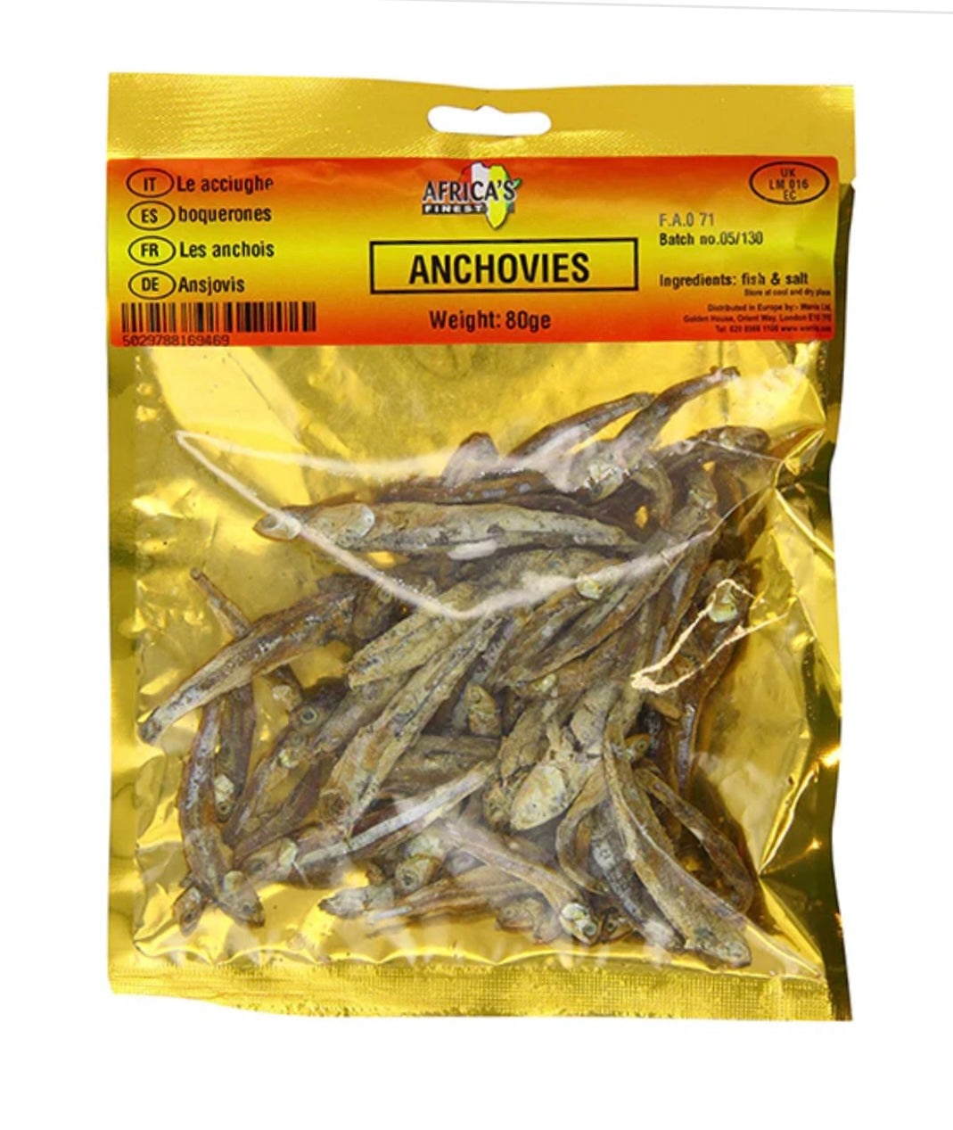Africa’s Finest Dried Anchovies 80g
