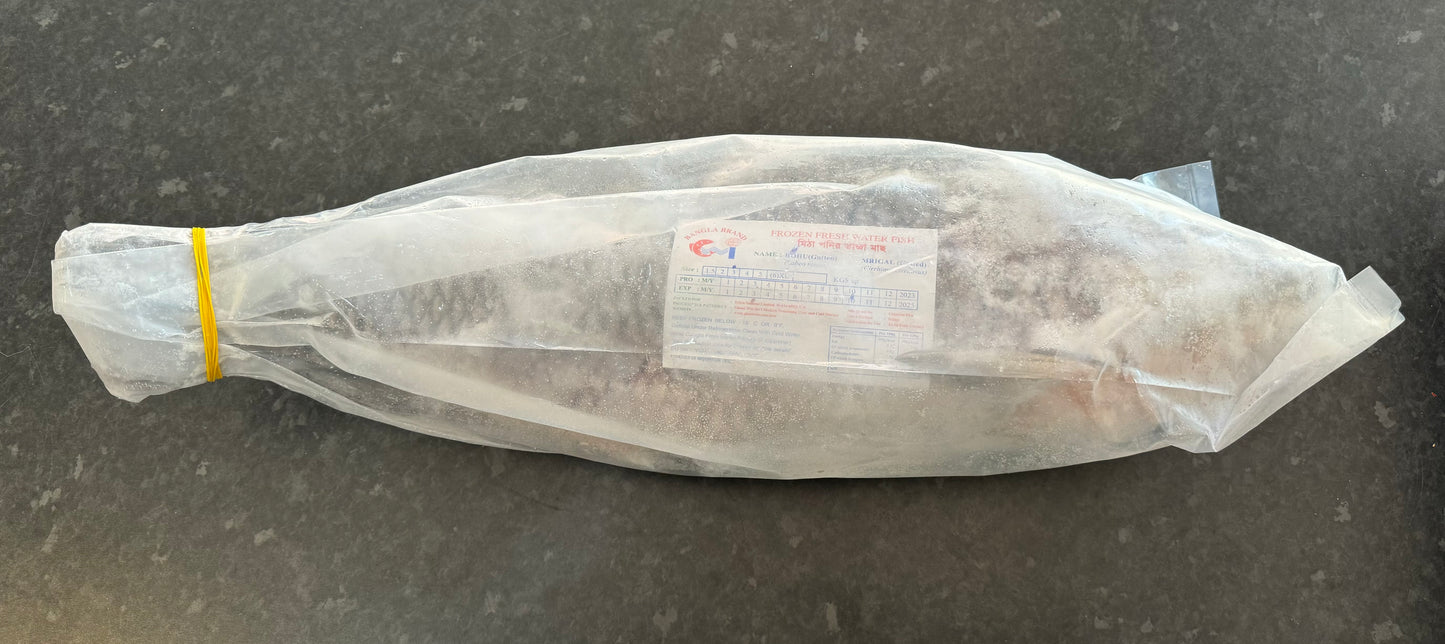 Rohu Fish XL Whole 3Kg+