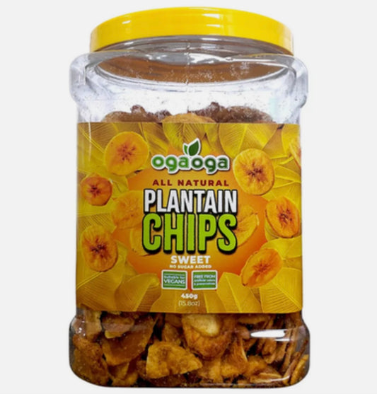 Oga Oga Sweet Plantain Chips 450g