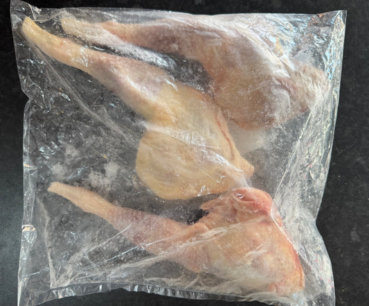 Halal Hard Chicken Leg Quarters 3 Pieces