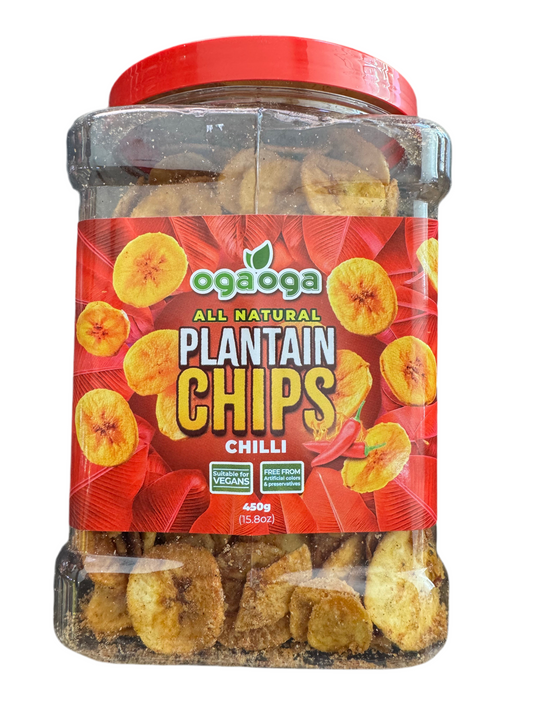 Oga Oga Chilli Plantain Chips 450g