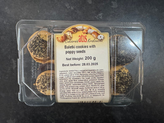 Atis Cookies with Poppy Seeds Filling 200g