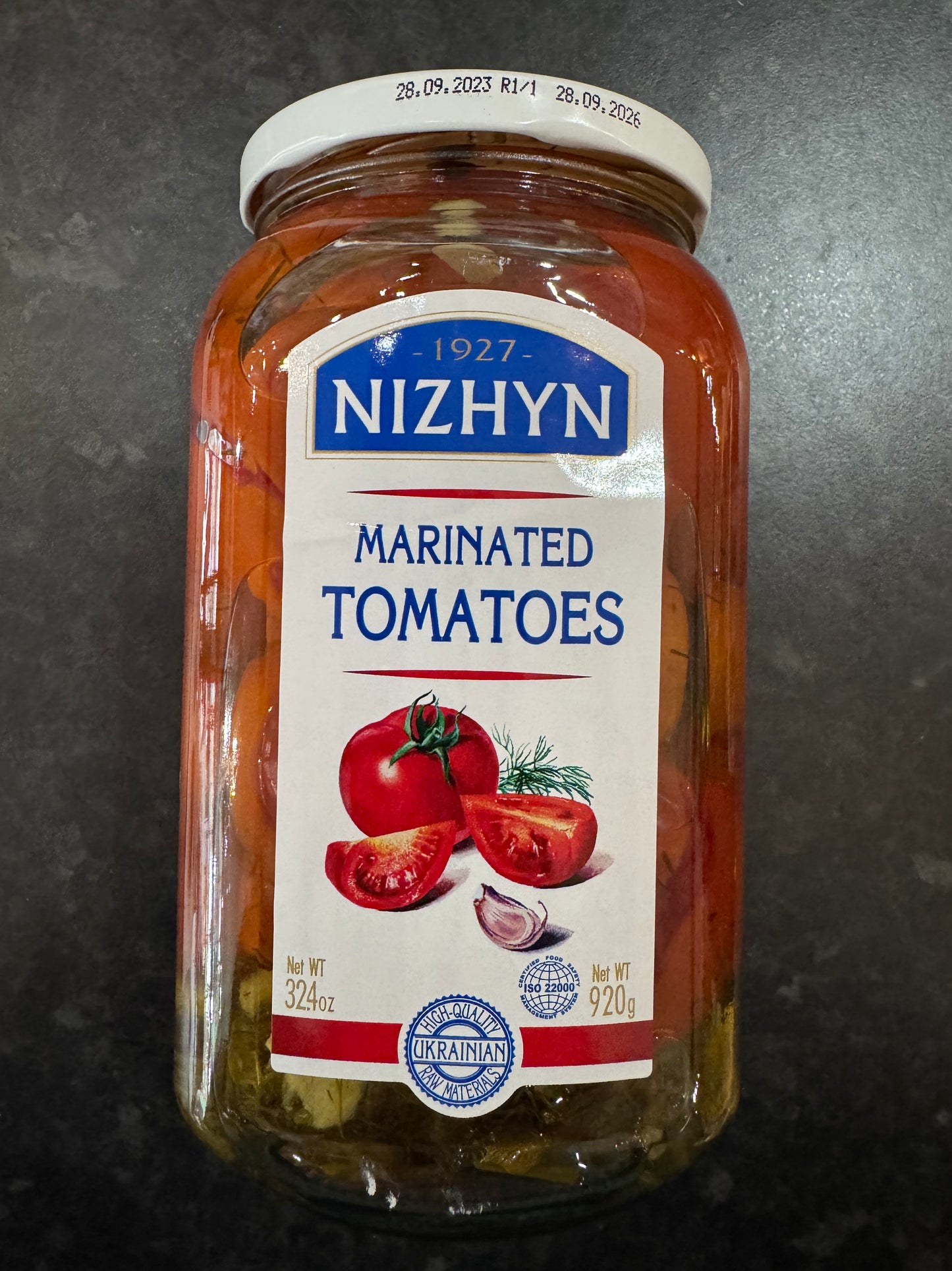 Nizhyn Pickled Tomatoes 920g