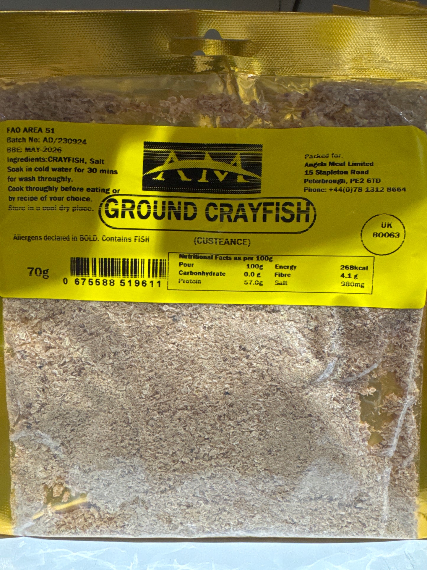 Ground Crayfish 70g