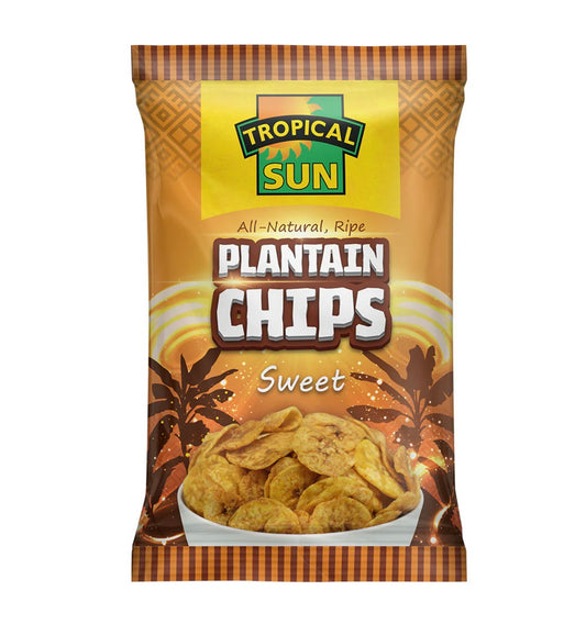 Tropical Sun Sweet Plantain Chips 70g