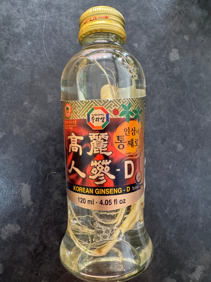 Korean Ginseng Whole Root Drink 120ml