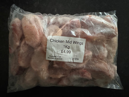 Chicken Mid Wings 1Kg
