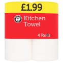 Euro Shopper 4 Kitchen Towel Rolls