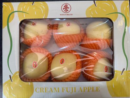 Fresh Cream Fuji Apple Box