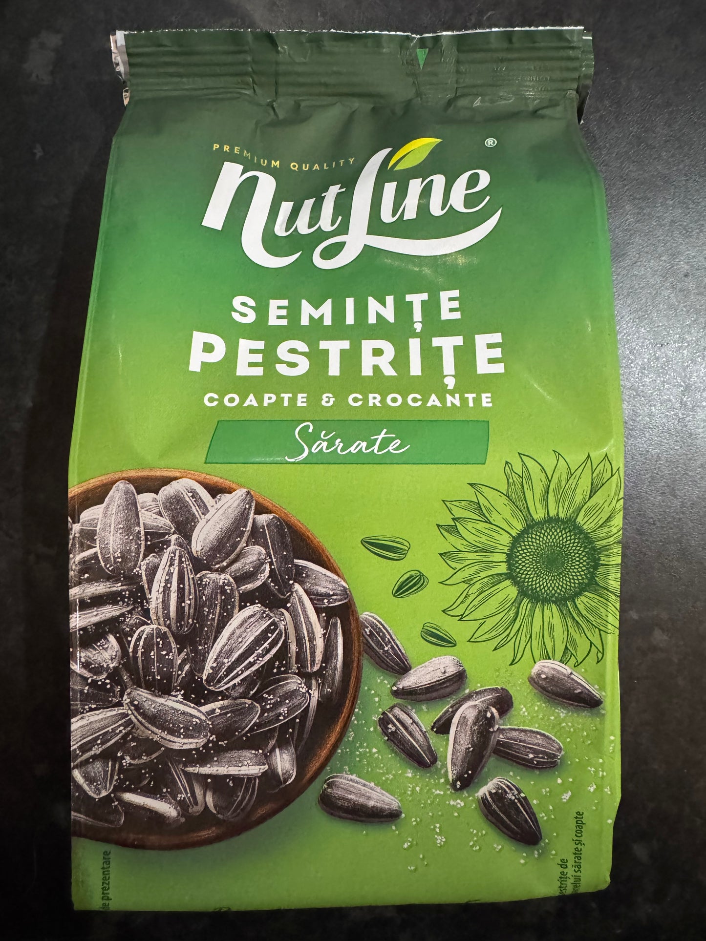 NutLine Stripped Roasted and Salted Sunflower Seeds 300g