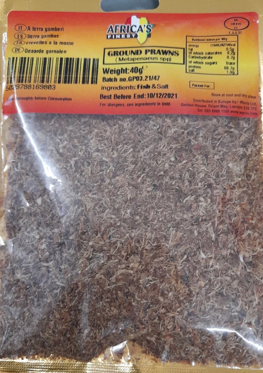 AF Ground prawns 40g