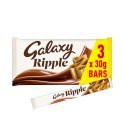 Galaxy Ripple Milk Chocolate Snack Bars Multipack 3 x 30g