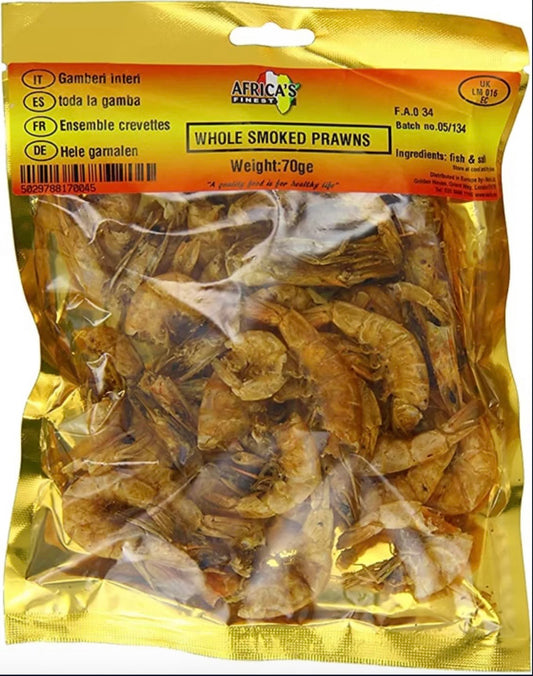 AF Whole Smoked Prawns 70g