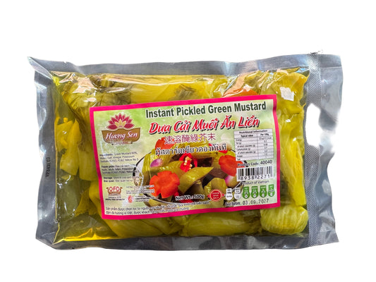 Huong Sen Pickled Green Mustard Leaf Dua Cai Muoi An Lien 500g