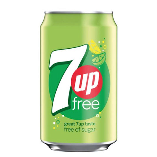 7UP Zero Sugar Free Lemon & Lime Can  330ml