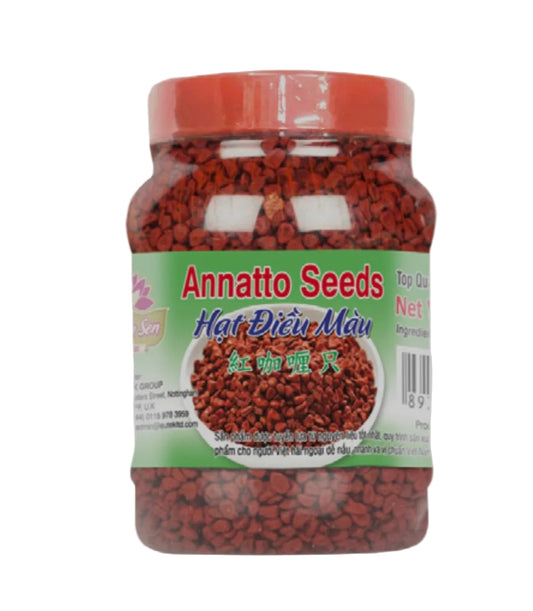 Huong Sen Red Annato Seeds Hat Dieu Mau 100g
