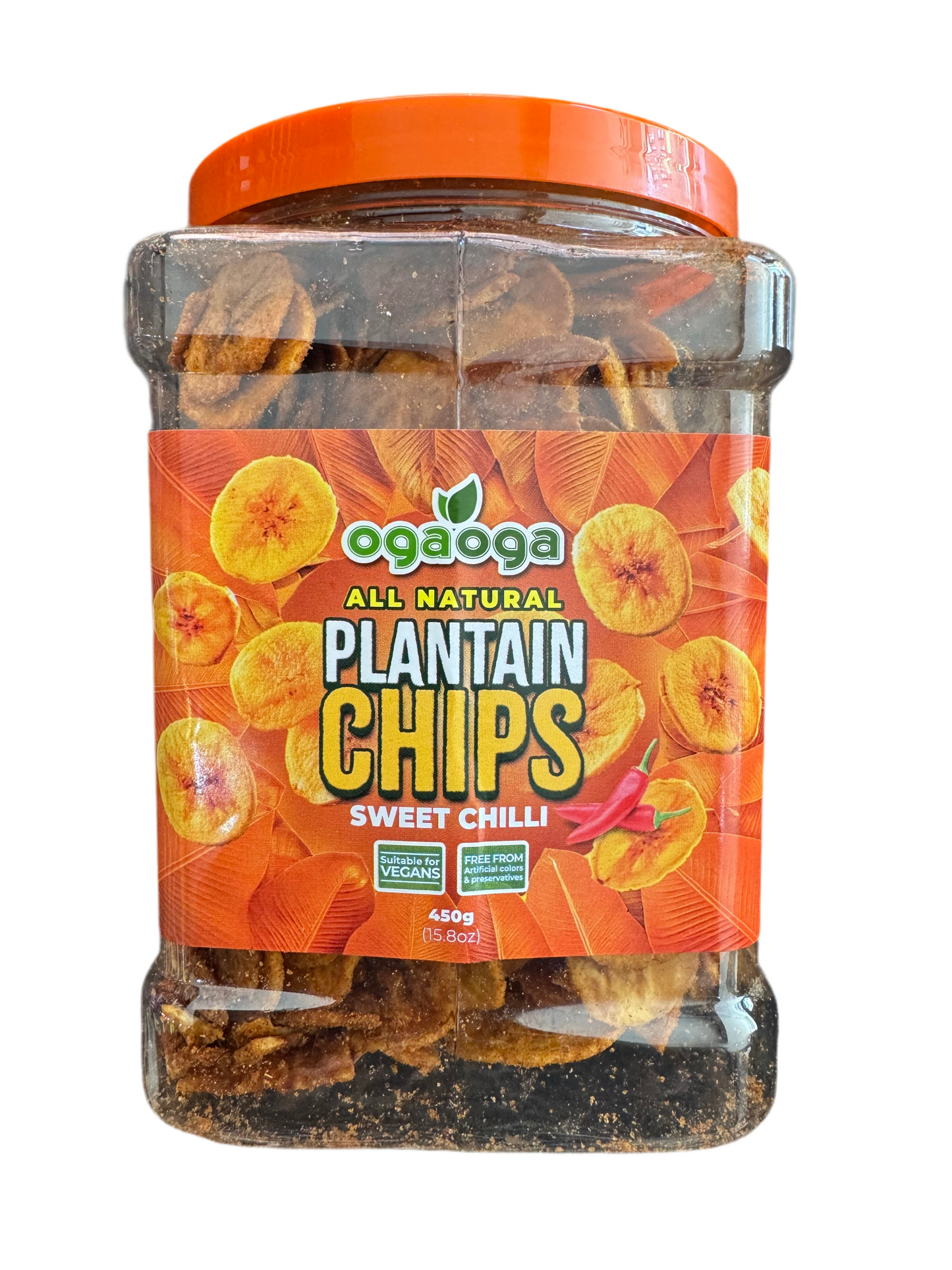 Oga Oga Sweet Chilli Plantain Chips 450g