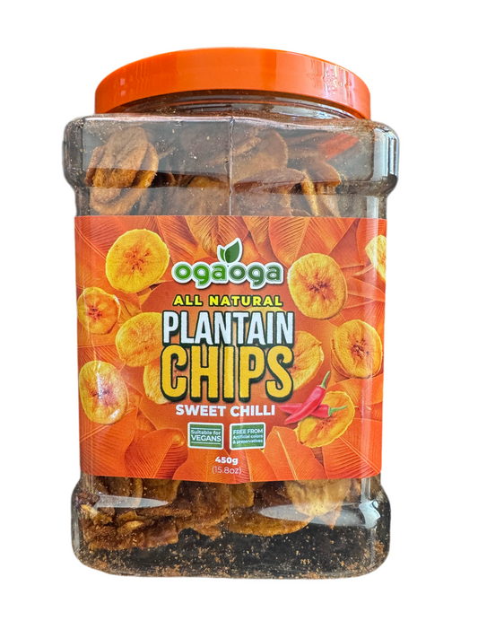 Oga Oga Sweet Chilli Plantain Chips 450g