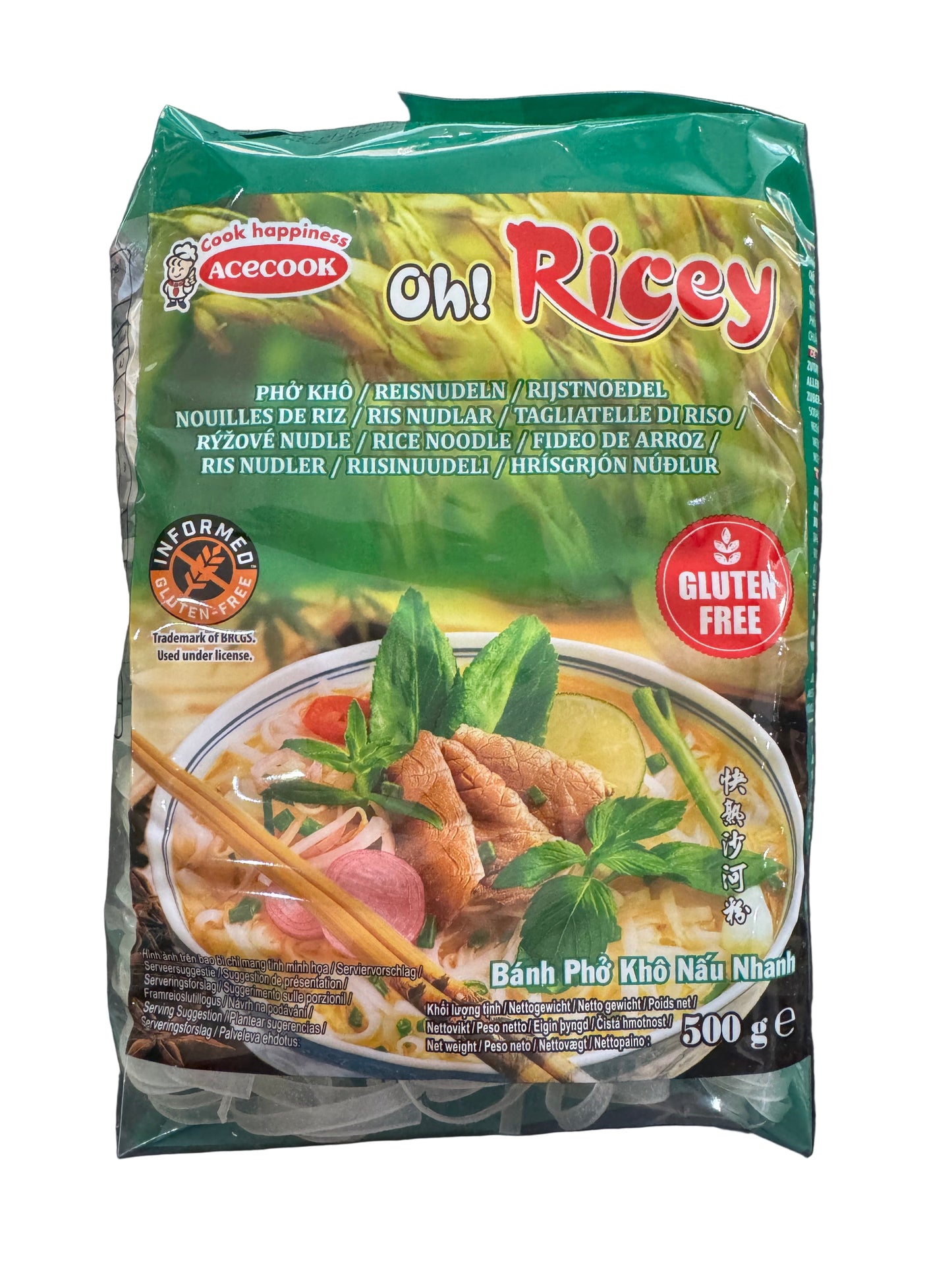 Acecook Oh! Ricey Rice Noodles Pho Kho 500g