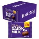 Cadbury Dairy Milk Chocolate Bar 4 Pack  108.8g