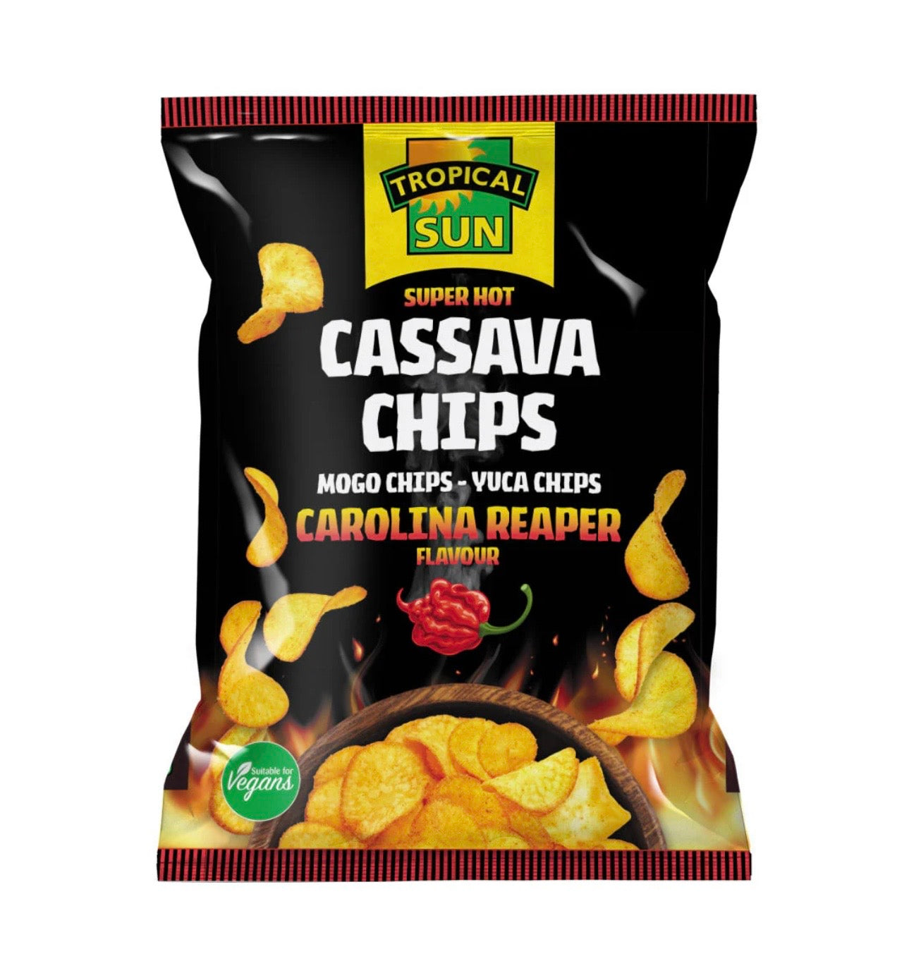 Tropical Sun Carolina Reaper Cassava Chips 80g